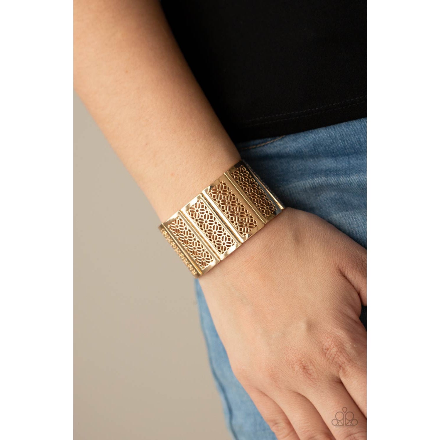 Thai Terrariums - Gold Bracelet - Paparazzi Accessories - GlaMarous Titi Jewels