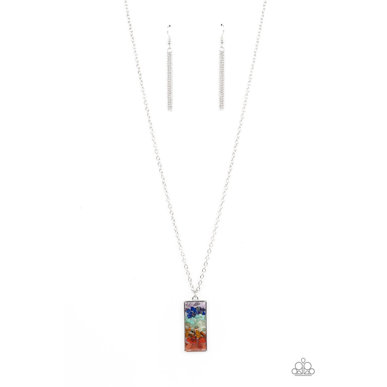 Retro Rock Collection - Multi Necklace - Paparazzi Accessories - GlaMarous Titi Jewels