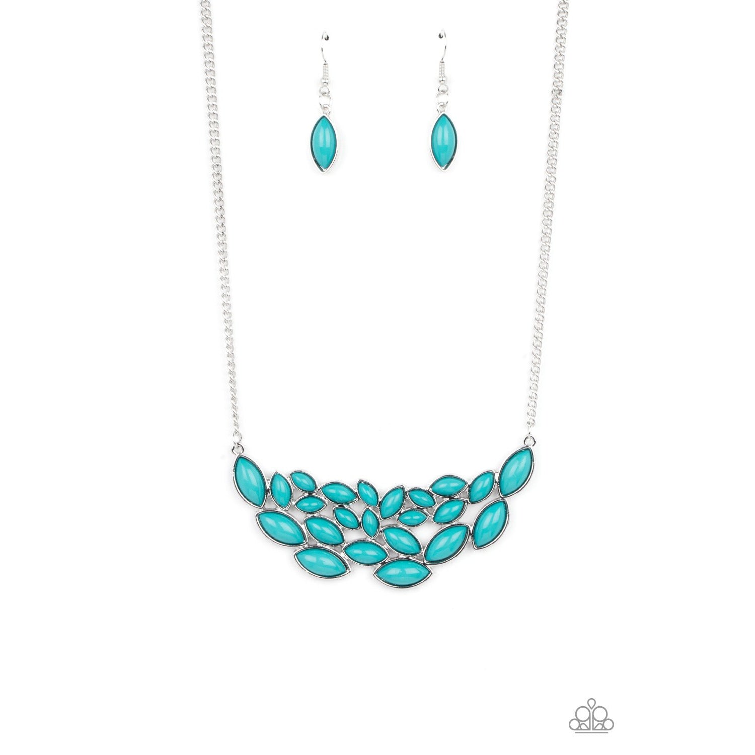 Eden Escape - Blue Beads Necklace - Paparazzi Accessories - GlaMarous Titi Jewels