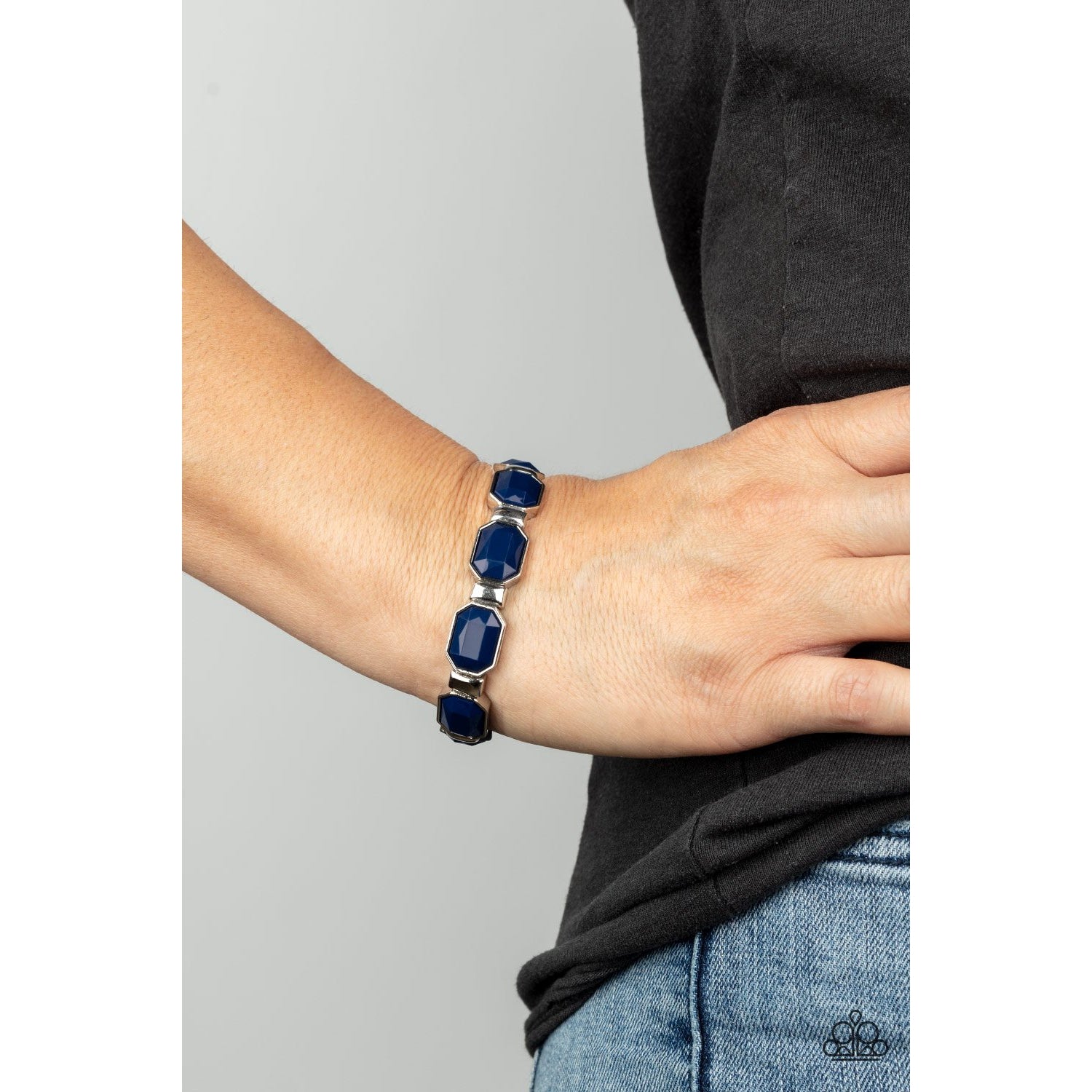 Fashion Fable - Blue Bracelet - Paparazzi Accessories - GlaMarous Titi Jewels