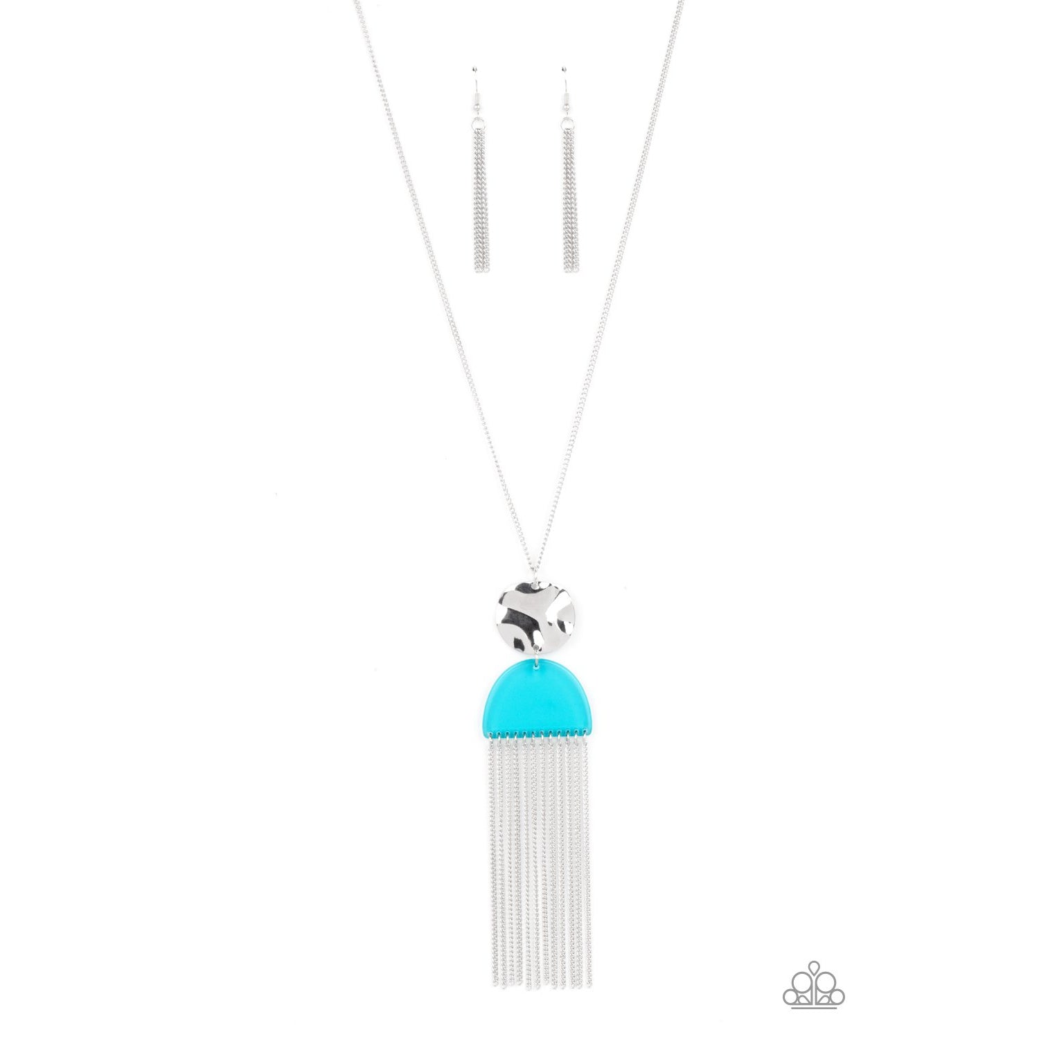 Color Me Neon - Blue Necklace - Paparazzi Accessories - GlaMarous Titi Jewels