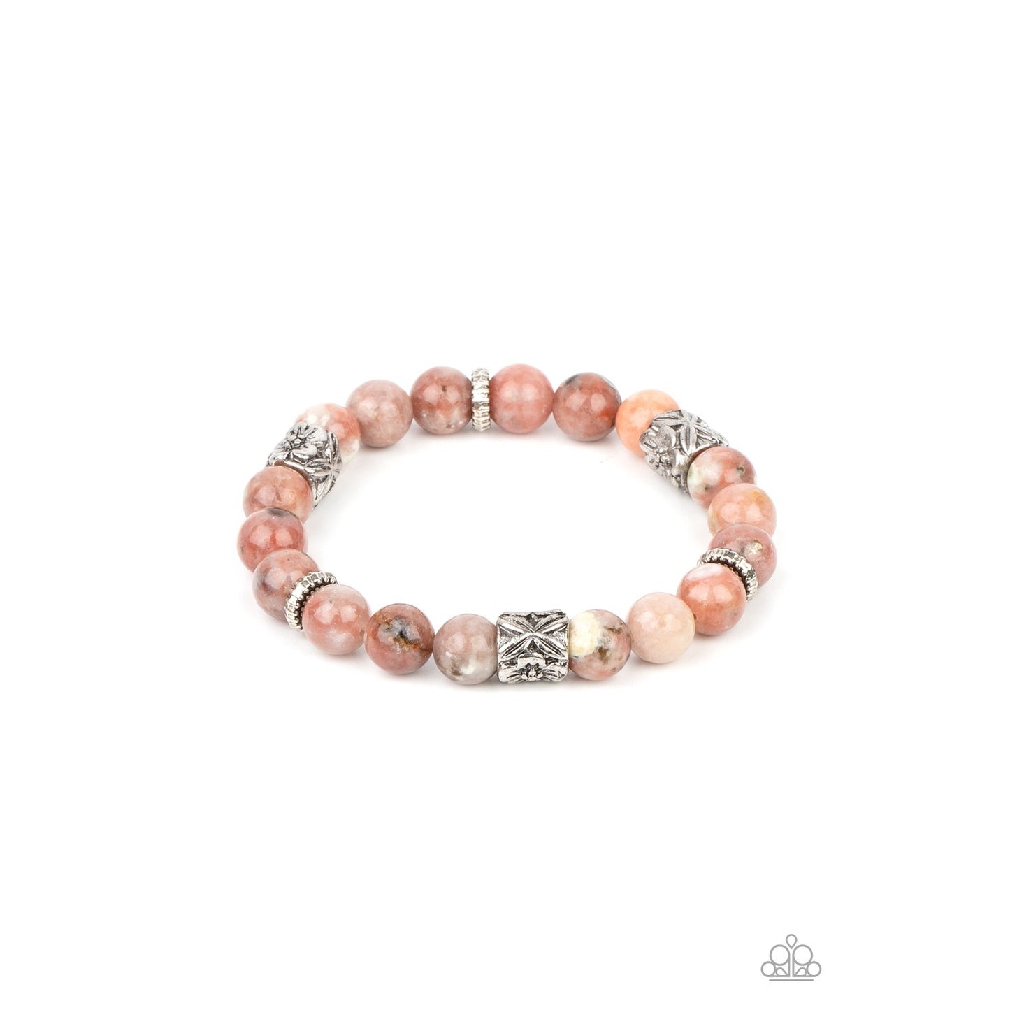 Garden Zen - Pink Stone Beads Bracelet - Paparazzi Accessories - GlaMarous Titi Jewels