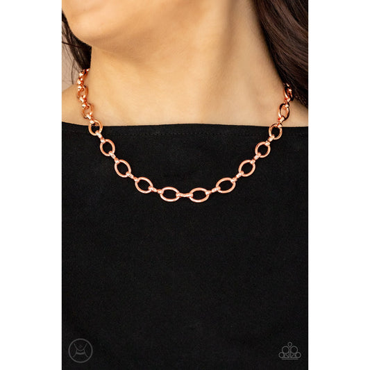 Craveable Couture - Copper Choker - Paparazzi Accessories - GlaMarous Titi Jewels