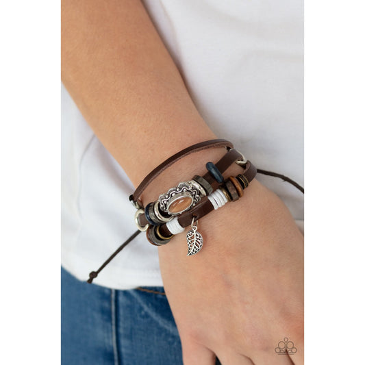 Mystically Mediterranean - Orange Cat's Eye Bracelet - Paparazzi Accessories - GlaMarous Titi Jewels
