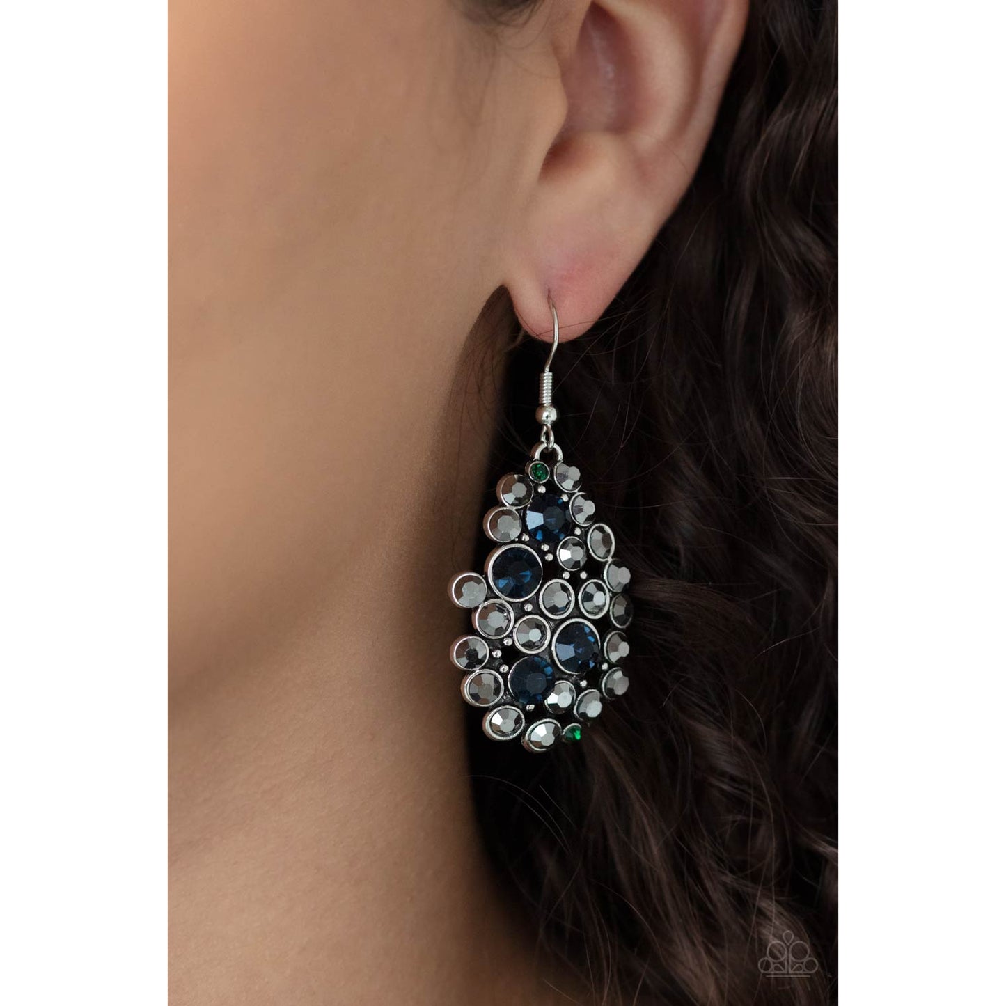 Smolder Effect - Multi Rhinestone Earrings - Paparazzi Accessories - GlaMarous Titi Jewels