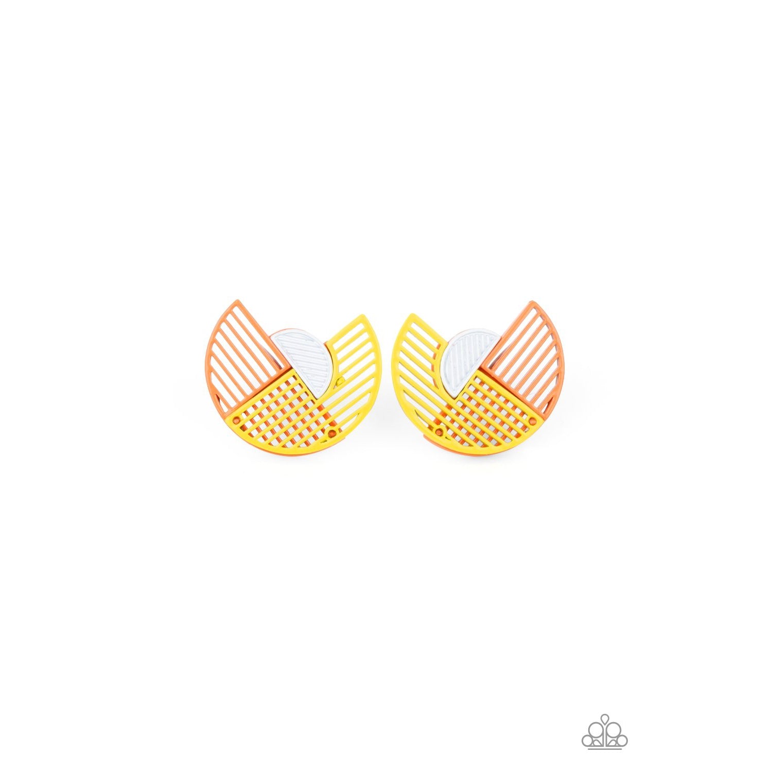 It’s Just an Expression - Yellow Earrings - Paparazzi Accessories - GlaMarous Titi Jewels