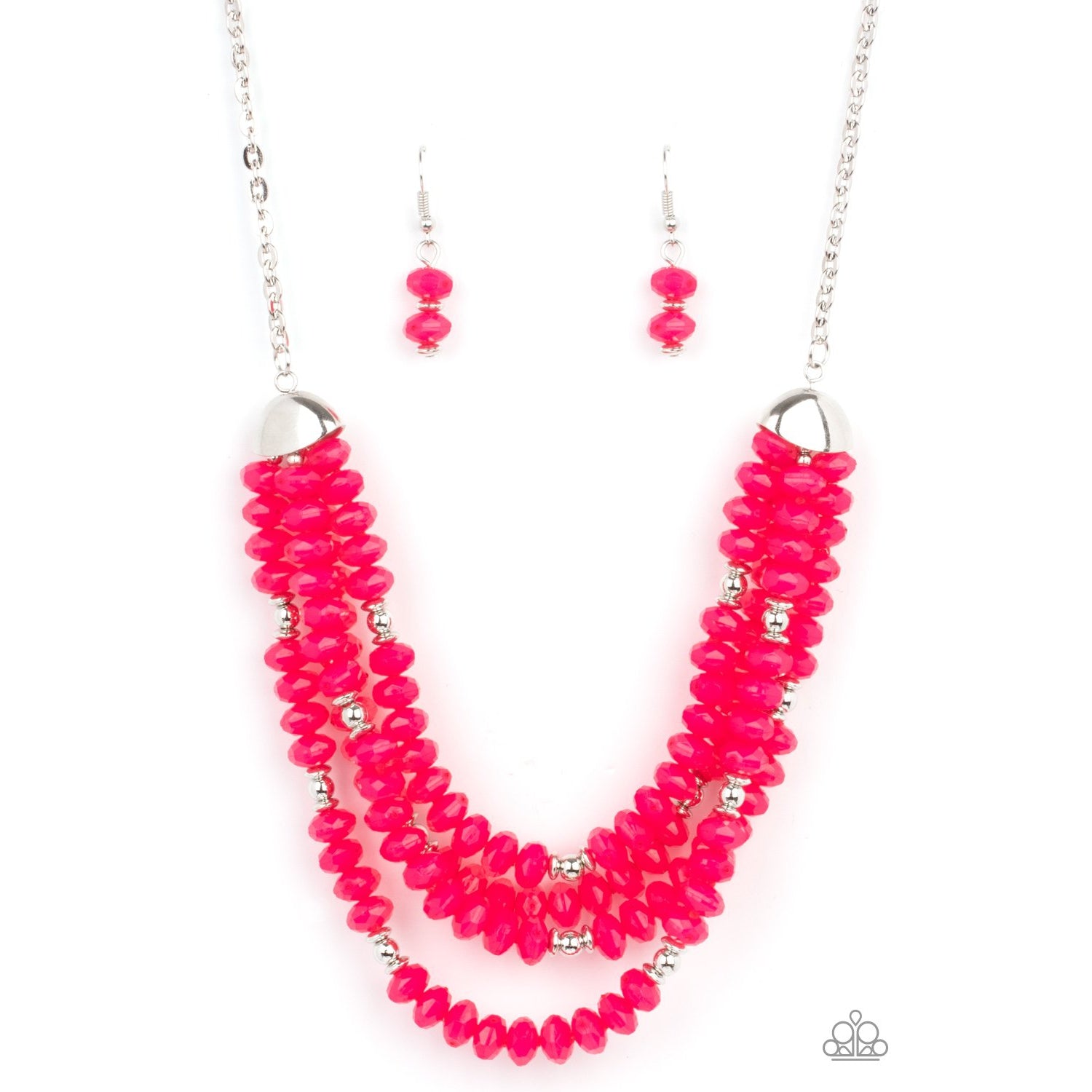 Best POSH-ible Taste - Pink Necklace- Paparazzi Accessories - GlaMarous Titi Jewels