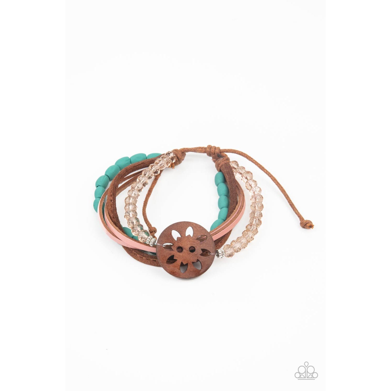 Desert Gallery - Blue Bracelet - Paparazzi Accessories - GlaMarous Titi Jewels
