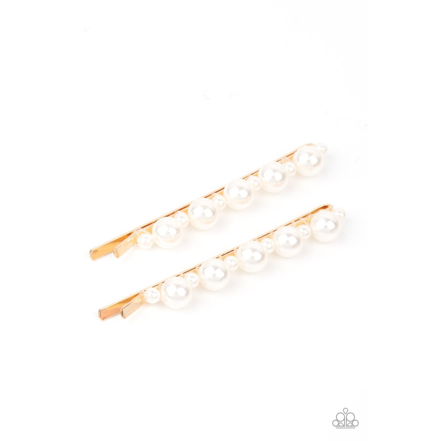 Put A Pin In It - Gold Hair Pin - Paparazzi Accessories - GlaMarous Titi Jewels