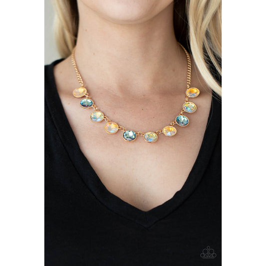 Mystical Majesty - Multi Iridescent Necklace - Paparazzi Accessories - GlaMarous Titi Jewels