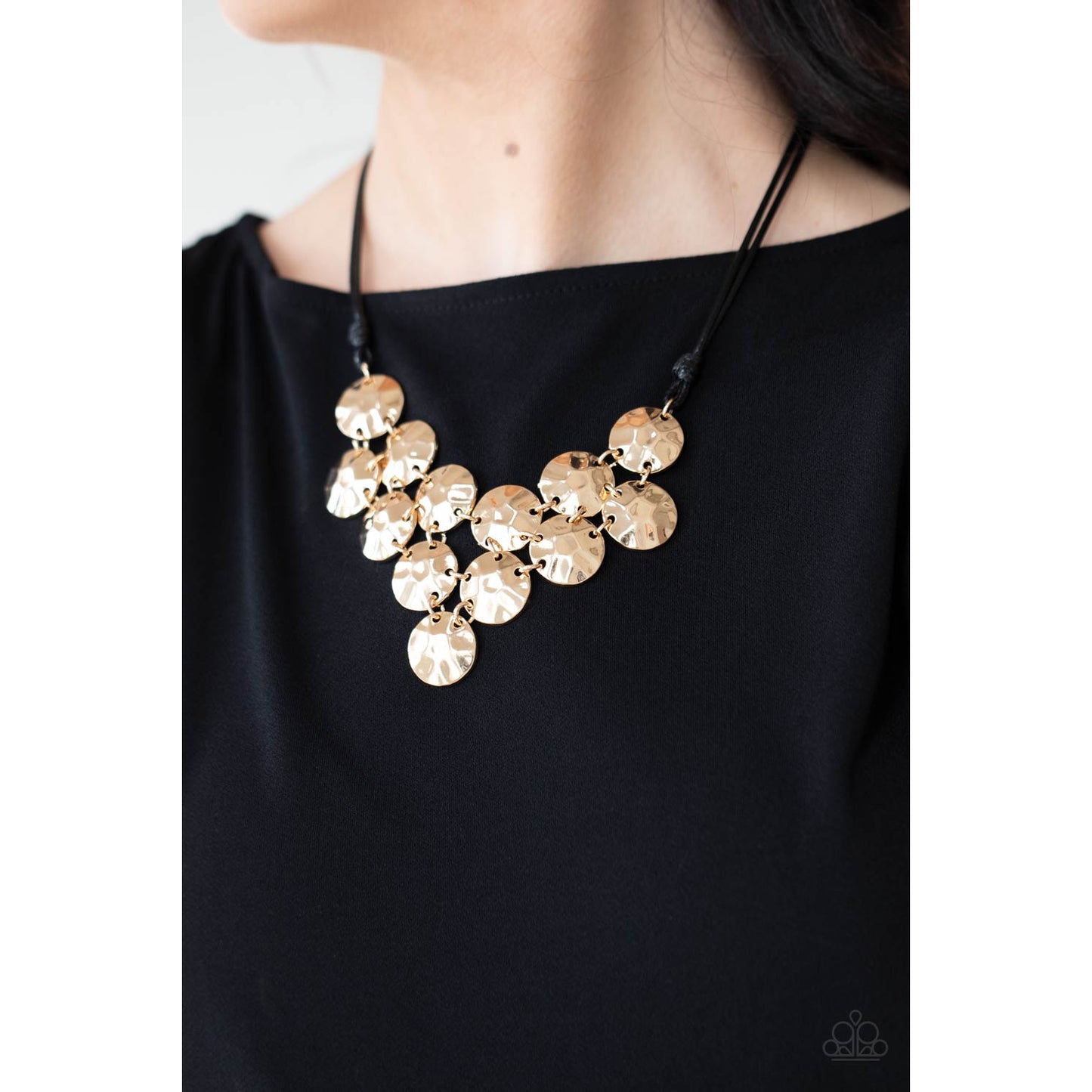 Token Treasure - Gold Necklace - Paparazzi Accessories - GlaMarous Titi Jewels