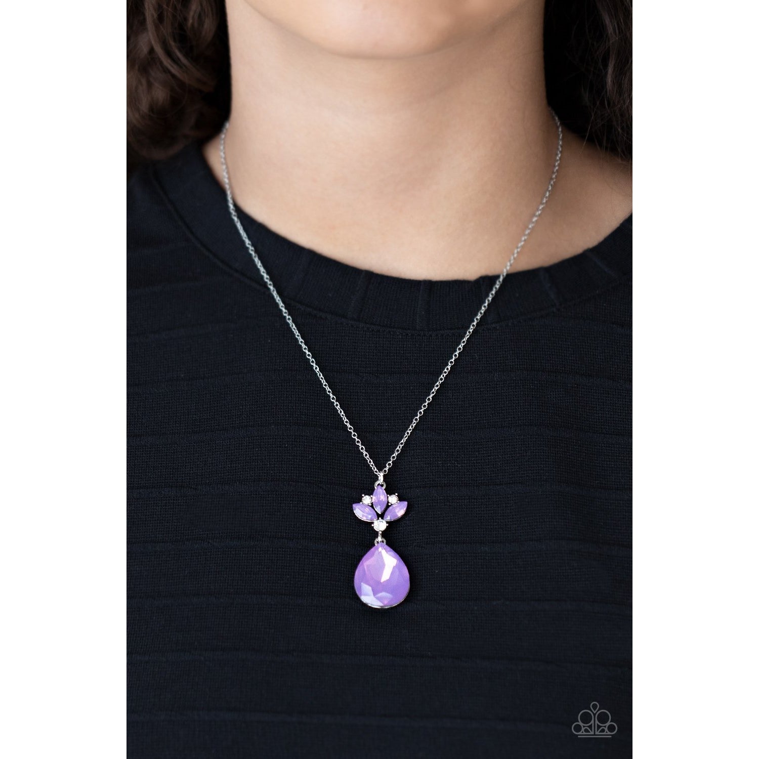 Celestial Shimmer - Purple Necklace - Paparazzi Accessories - GlaMarous Titi Jewels