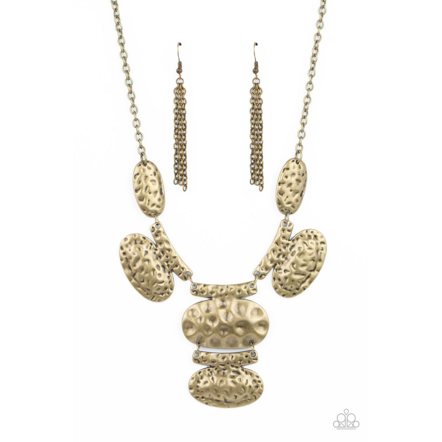 Gallery Relic - Brass Necklace - Paparazzi Accessories - GlaMarous Titi Jewels
