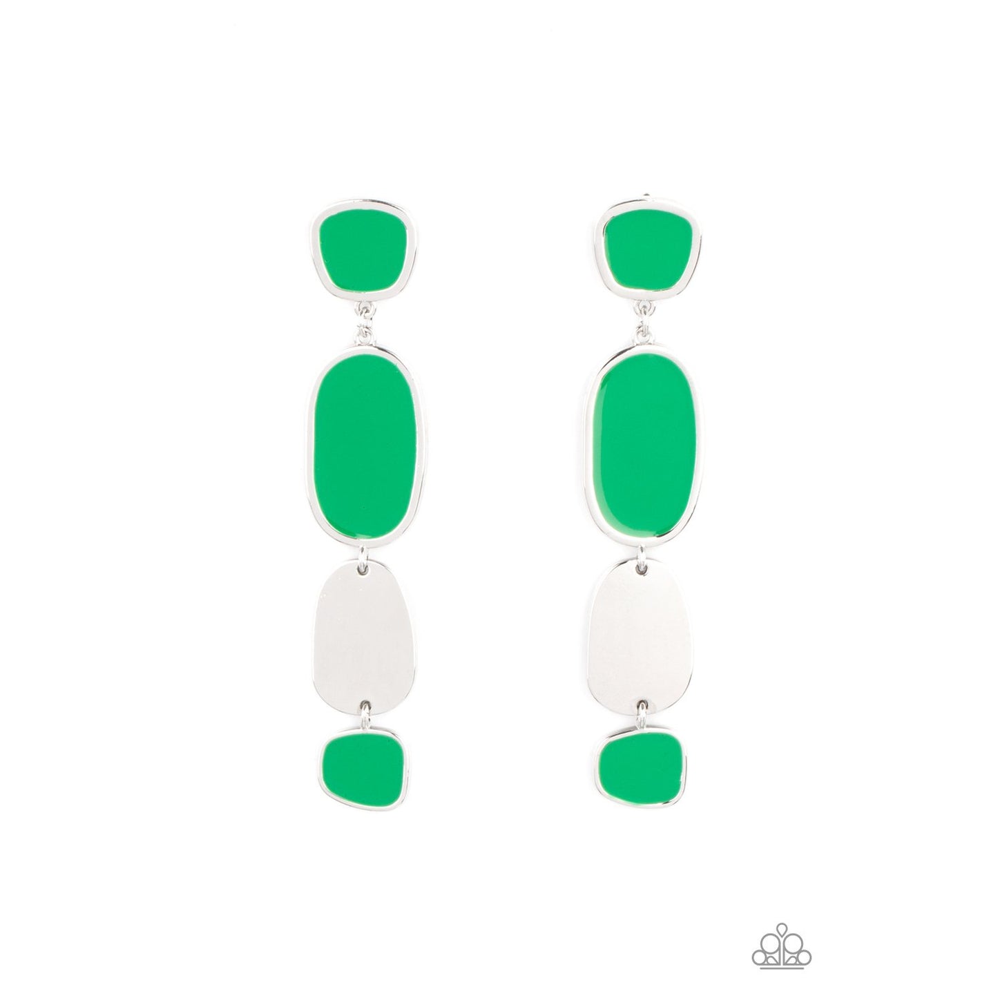 All Out Allure - Green Earrings - Paparazzi Accessories - GlaMarous Titi Jewels