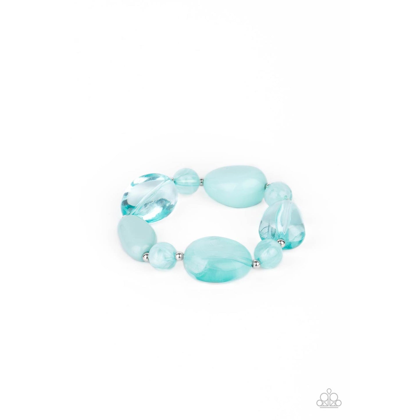 I Need a STAYCATION - Blue Stone Beads Bracelet - Paparazzi Accessories - GlaMarous Titi Jewels