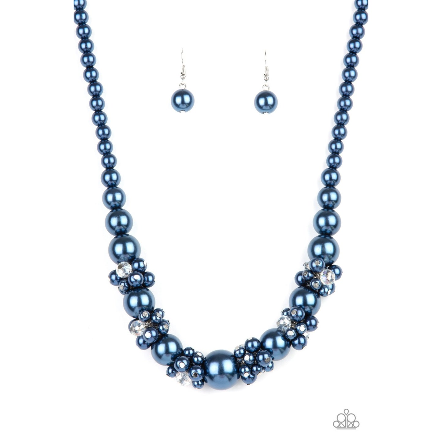 All Dolled UPSCALE - Blue Pearl Necklace - Paparazzi Accessories - GlaMarous Titi Jewels