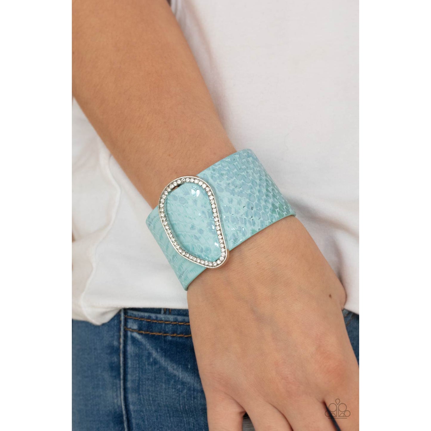 HISS-tory In The Making - Blue Bracelet - Paparazzi Accessories - GlaMarous Titi Jewels