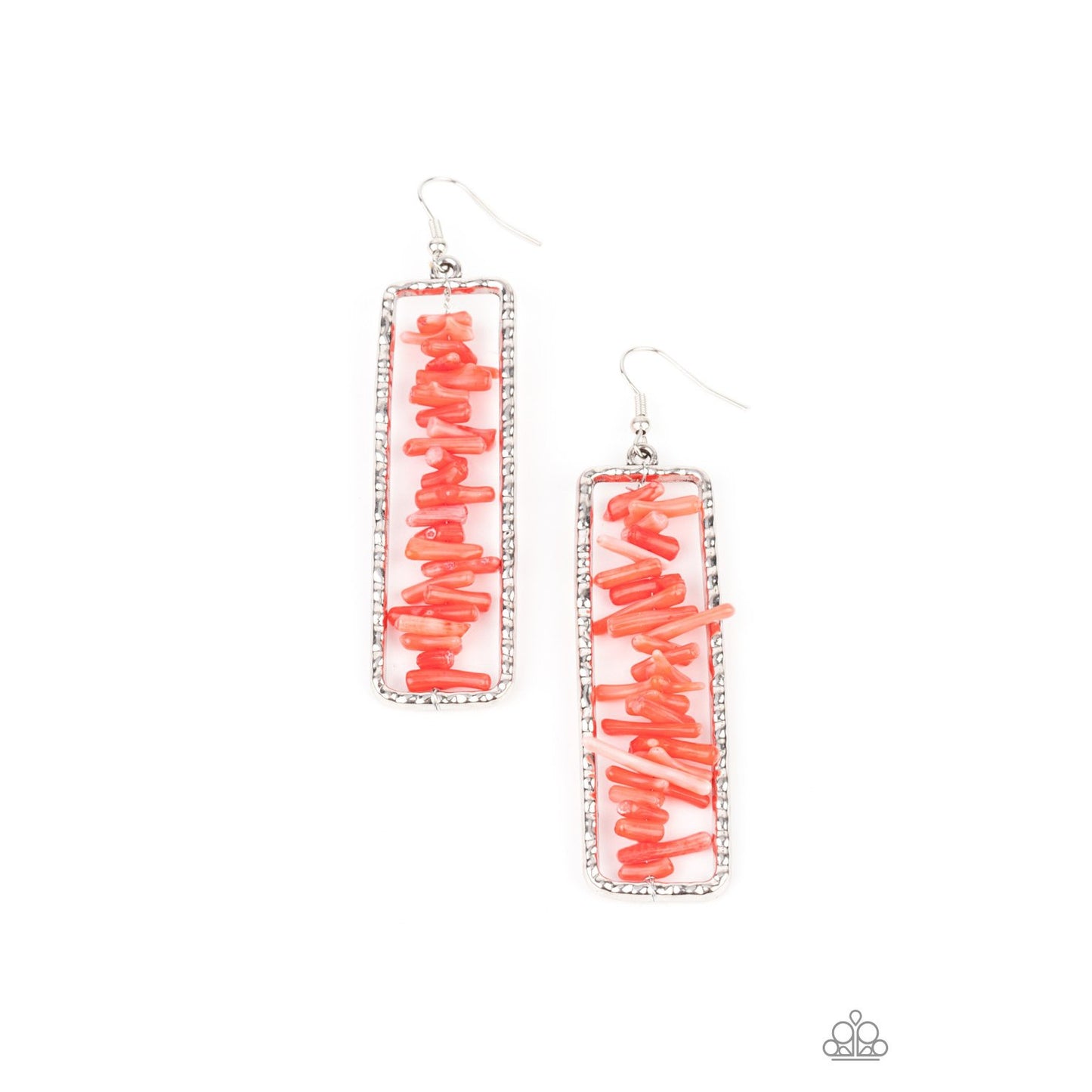 Don’t QUARRY, Be Happy - Red Earrings - Paparazzi Accessories - GlaMarous Titi Jewels