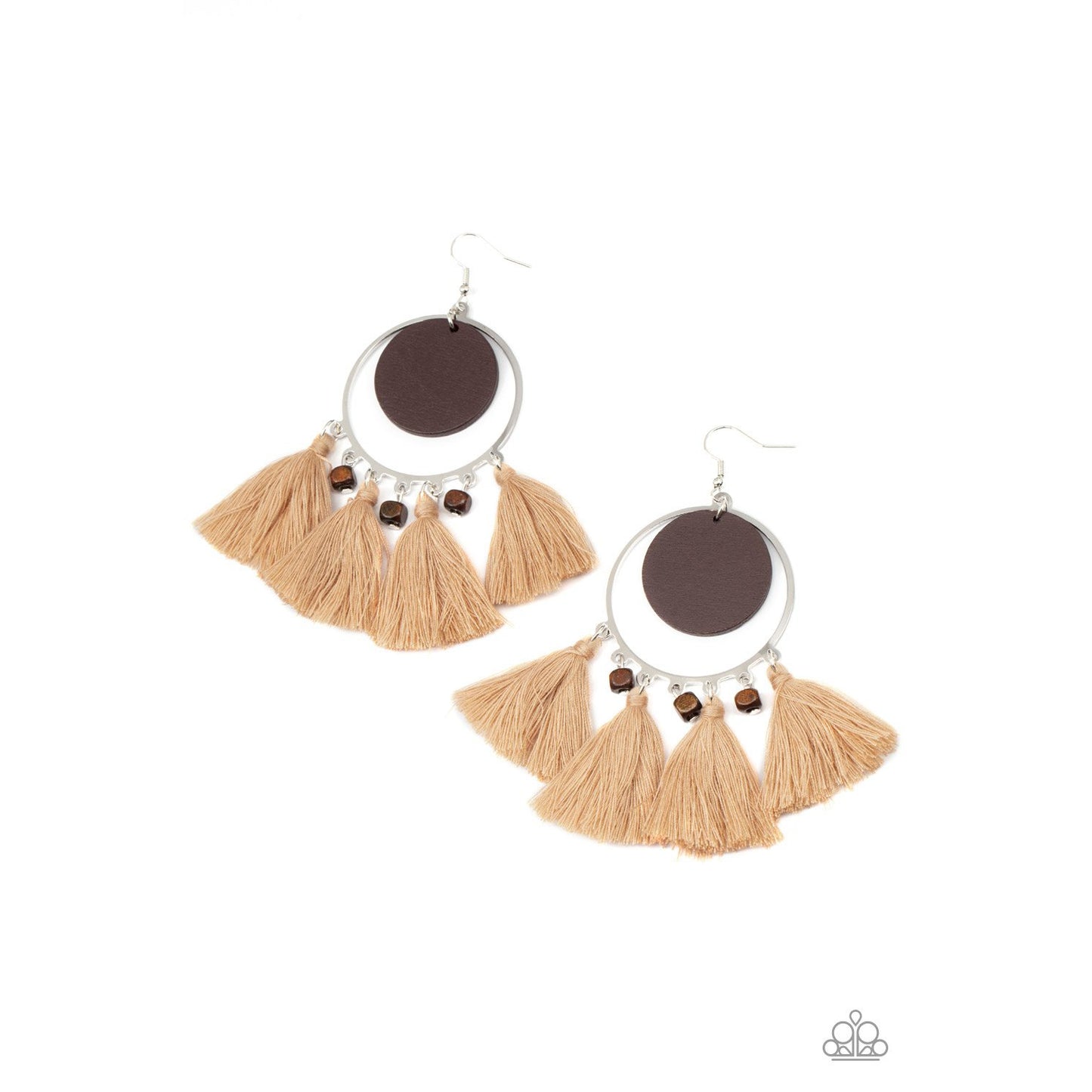 Yacht Bait - Brown Tassel Earrings - Paparazzi Accessories - GlaMarous Titi Jewels