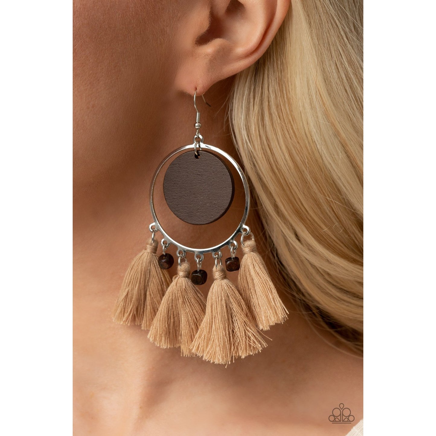 Yacht Bait - Brown Tassel Earrings - Paparazzi Accessories - GlaMarous Titi Jewels