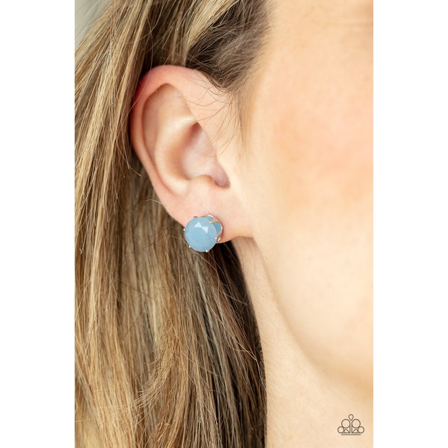 Simply Serendipity - Blue Post Earrings | Paparazzi Accessories - GlaMarous Titi Jewels