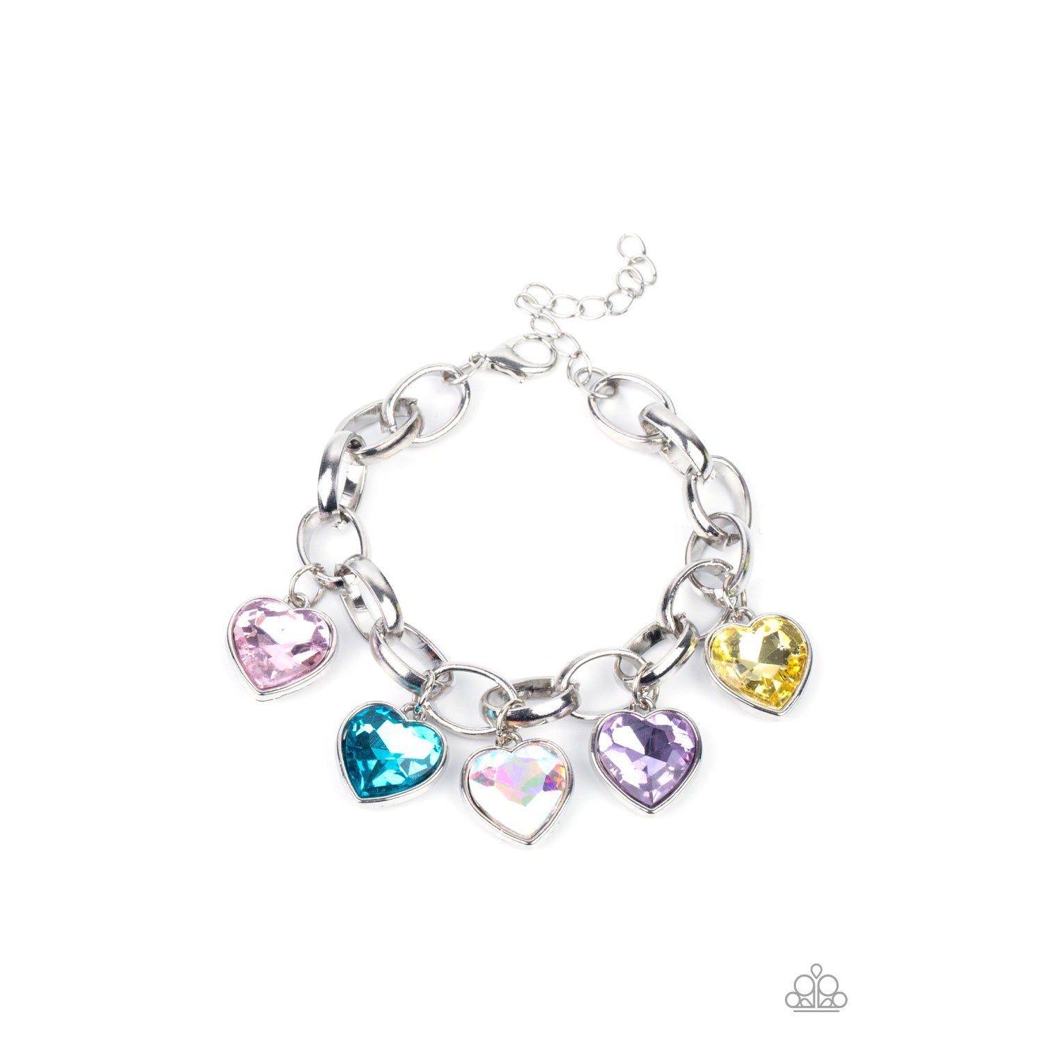 Candy Heart Charmer - Multi Bracelet - Paparazzi Accessories - GlaMarous Titi Jewels