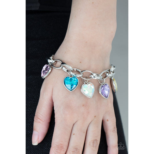 Candy Heart Charmer - Multi Bracelet - Paparazzi Accessories - GlaMarous Titi Jewels