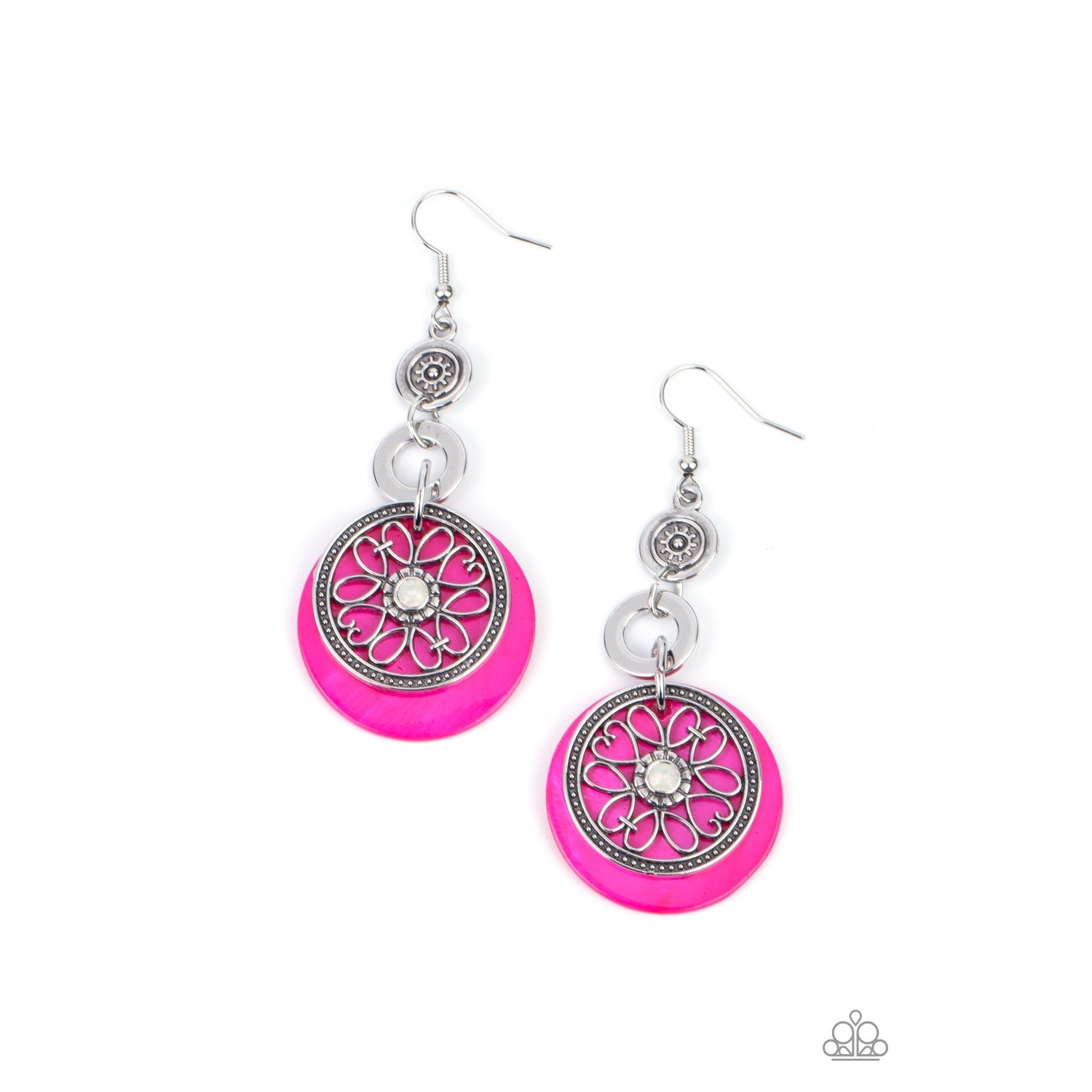 Royal Marina - Pink Petal Earrings - Paparazzi Accessories - GlaMarous Titi Jewels