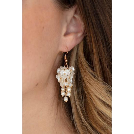 Bountiful Bouquets - June 2021 LOTP Gold Earrings - Paparazzi Accessories - GlaMarous Titi Jewels