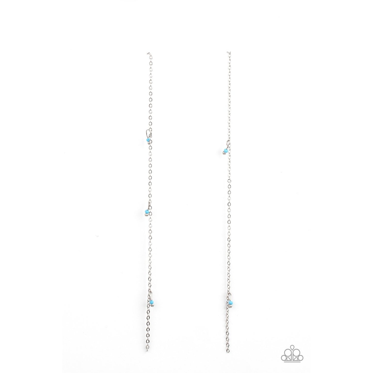 Dauntlessly Dainty - Blue Seed Bead Earrings - Paparazzi Accessories - GlaMarous Titi Jewels