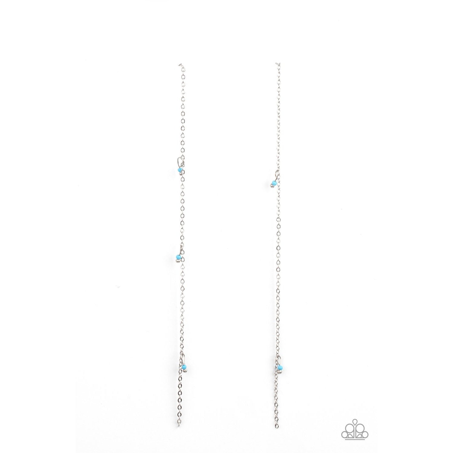 Dauntlessly Dainty - Blue Seed Bead Earrings - Paparazzi Accessories - GlaMarous Titi Jewels