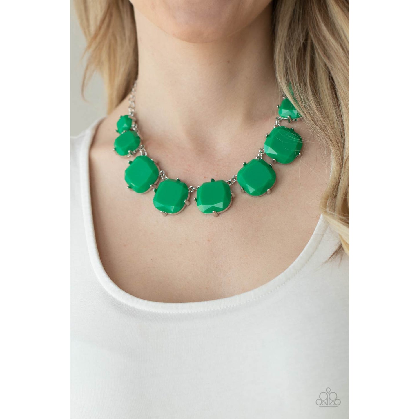 Prismatic Prima Donna - Green Mint Beads Necklace - Paparazzi Accessories - GlaMarous Titi Jewels