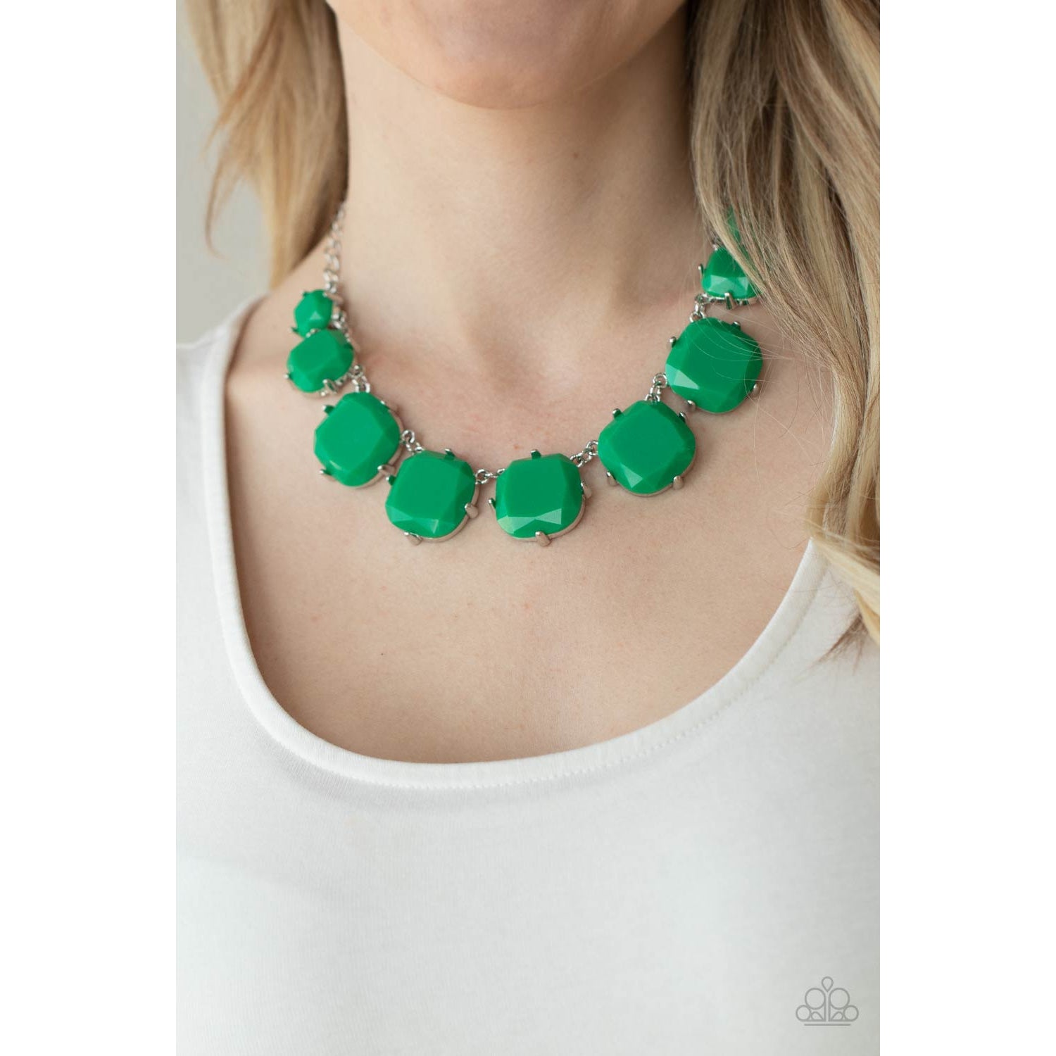 Prismatic Prima Donna - Green Mint Beads Necklace - Paparazzi Accessories - GlaMarous Titi Jewels