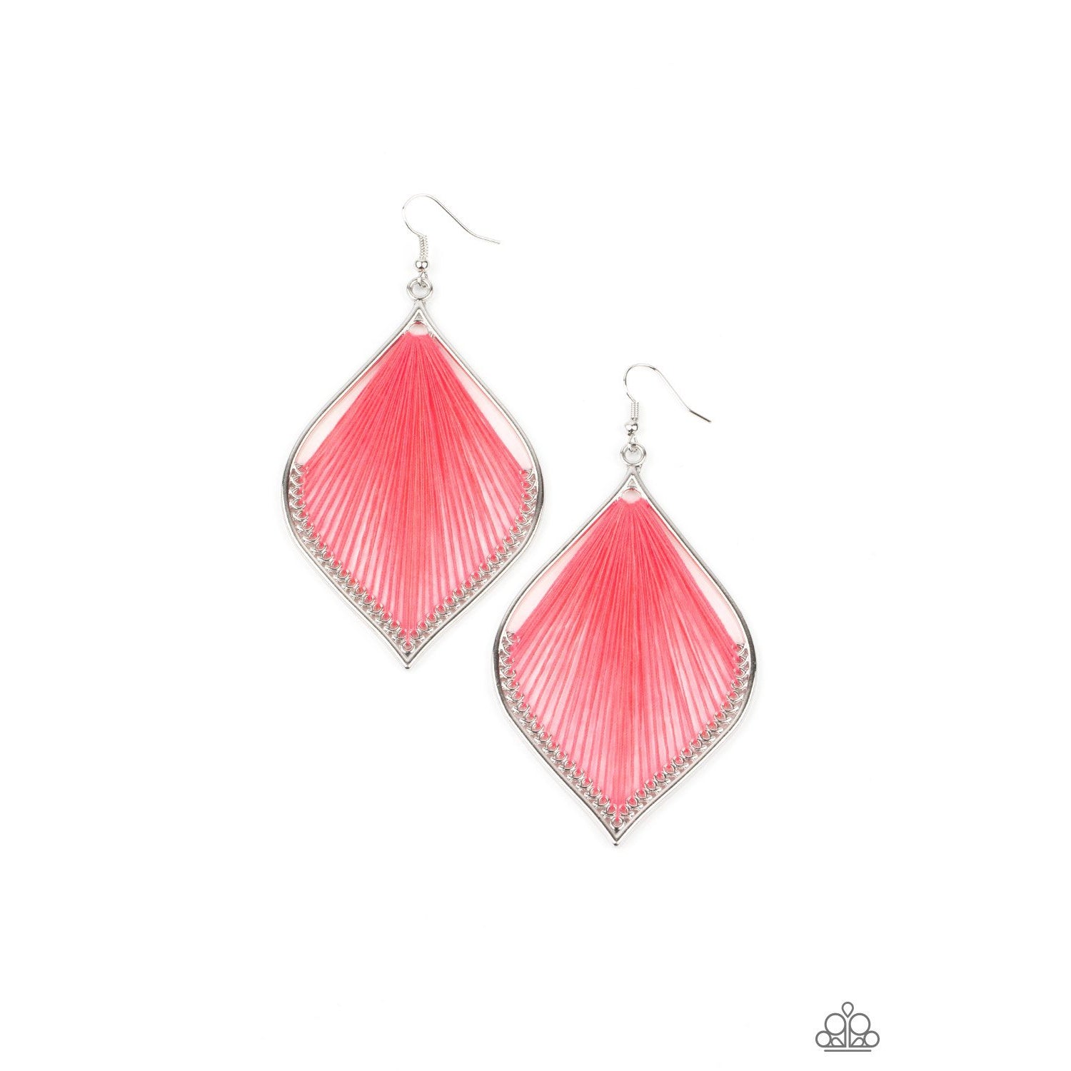 String Theory - Pink Earrings - Paparazzi Accessories - GlaMarous Titi Jewels