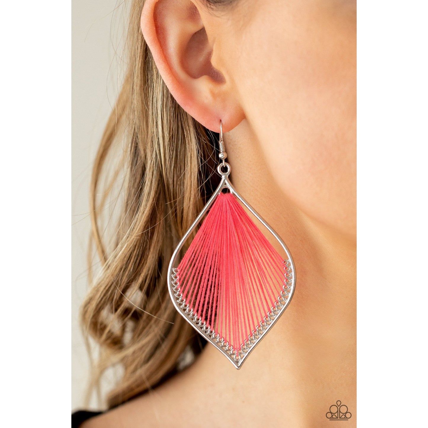 String Theory - Pink Earrings - Paparazzi Accessories - GlaMarous Titi Jewels