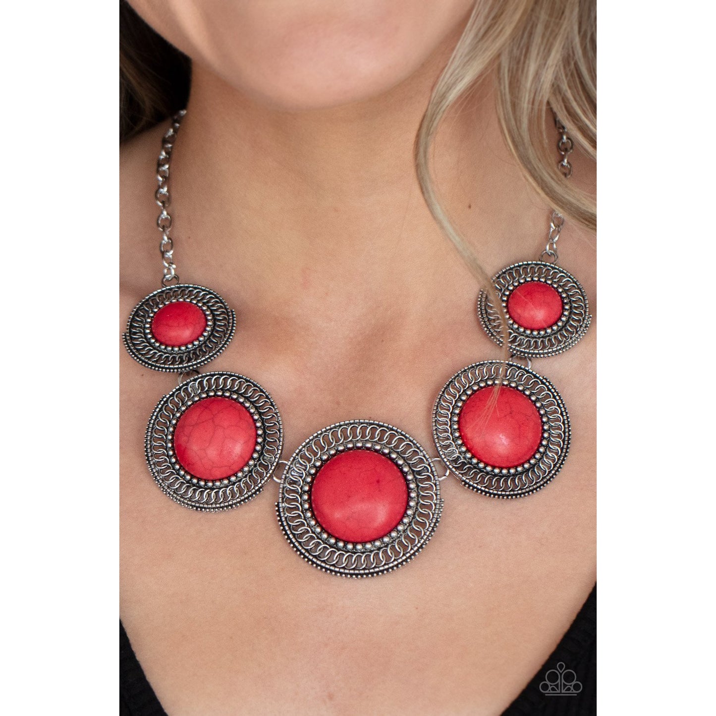 She Went West - Red Necklace - Paparazzi Accessories - GlaMarous Titi Jewels