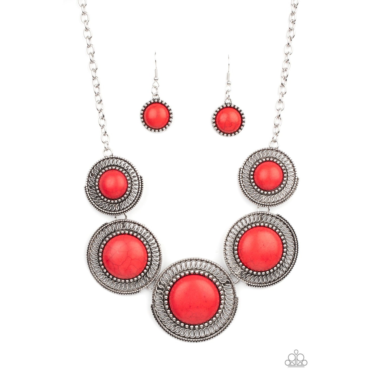 She Went West - Red Necklace - Paparazzi Accessories - GlaMarous Titi Jewels