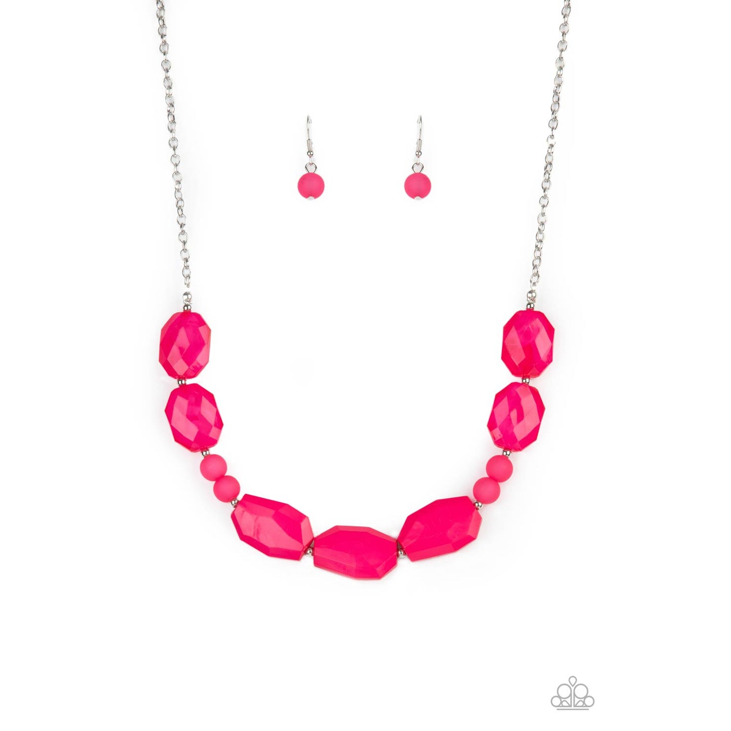 Melrose Melody - Pink Necklace - Paparazzi Accessories - GlaMarous Titi Jewels