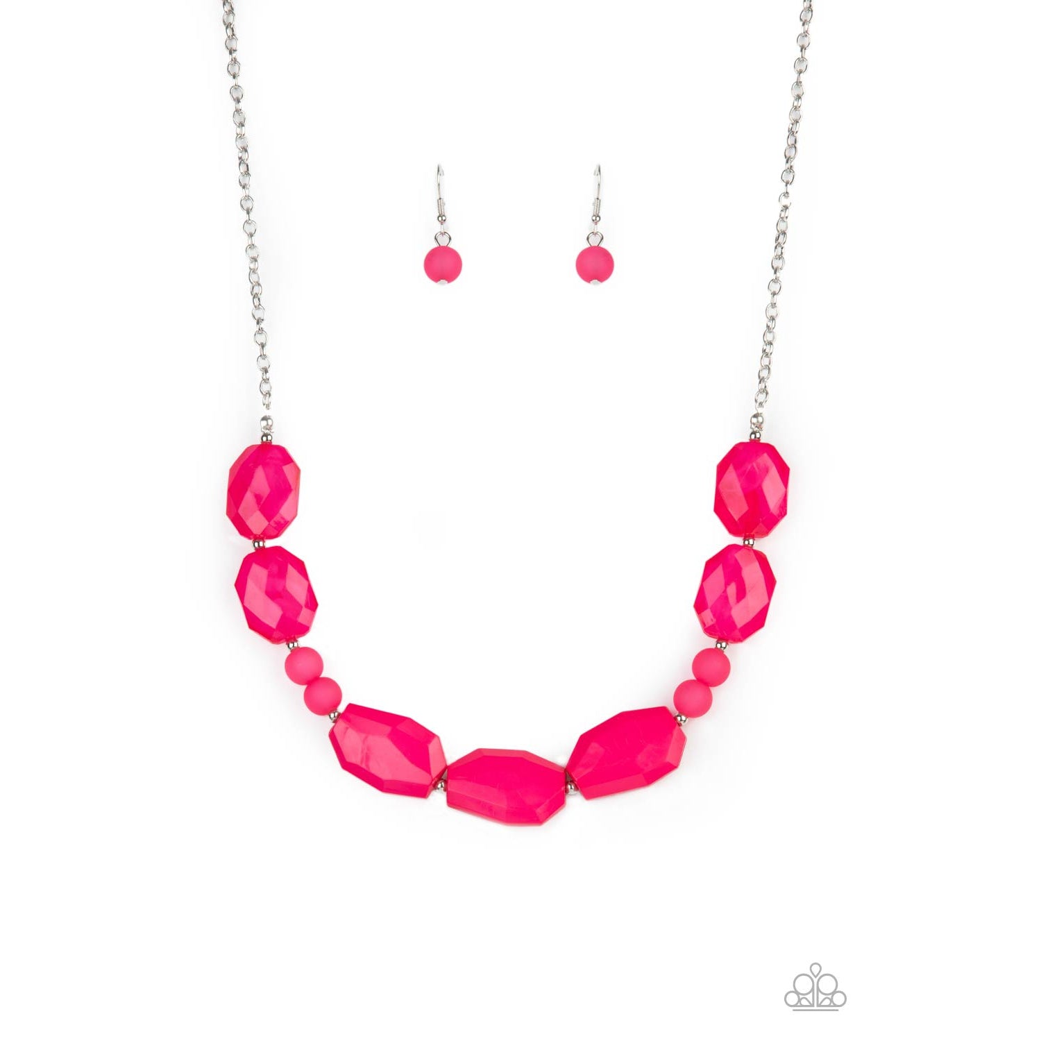 Melrose Melody - Pink Necklace - Paparazzi Accessories - GlaMarous Titi Jewels