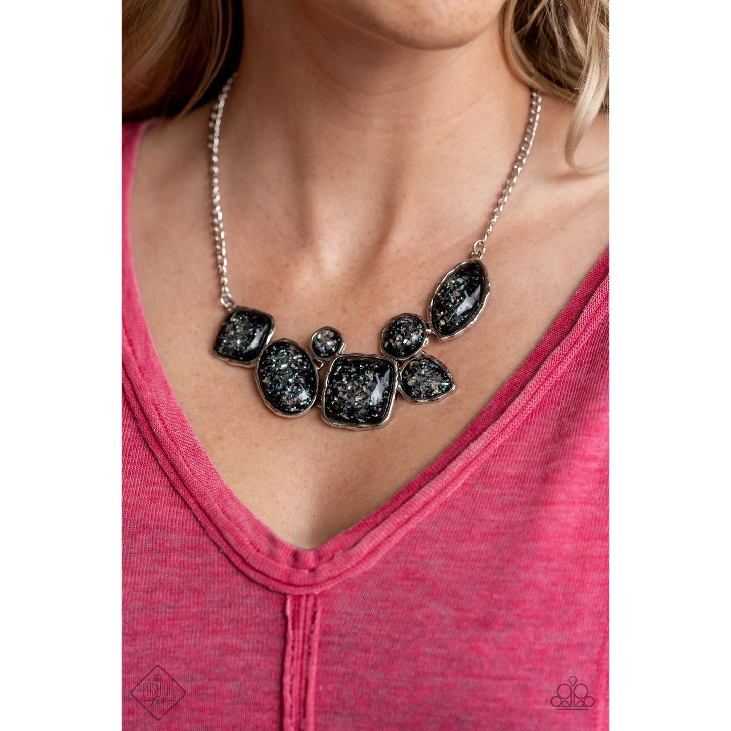 So Jelly - Black Necklace - Paparazzi Accessories - GlaMarous Titi Jewels