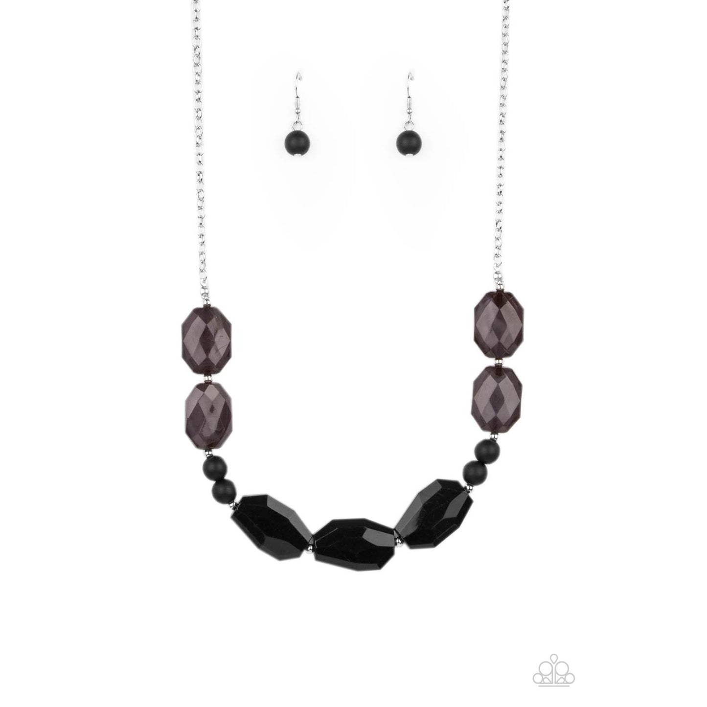 Melrose Melody - Black Necklace - Paparazzi Accessories - GlaMarous Titi Jewels