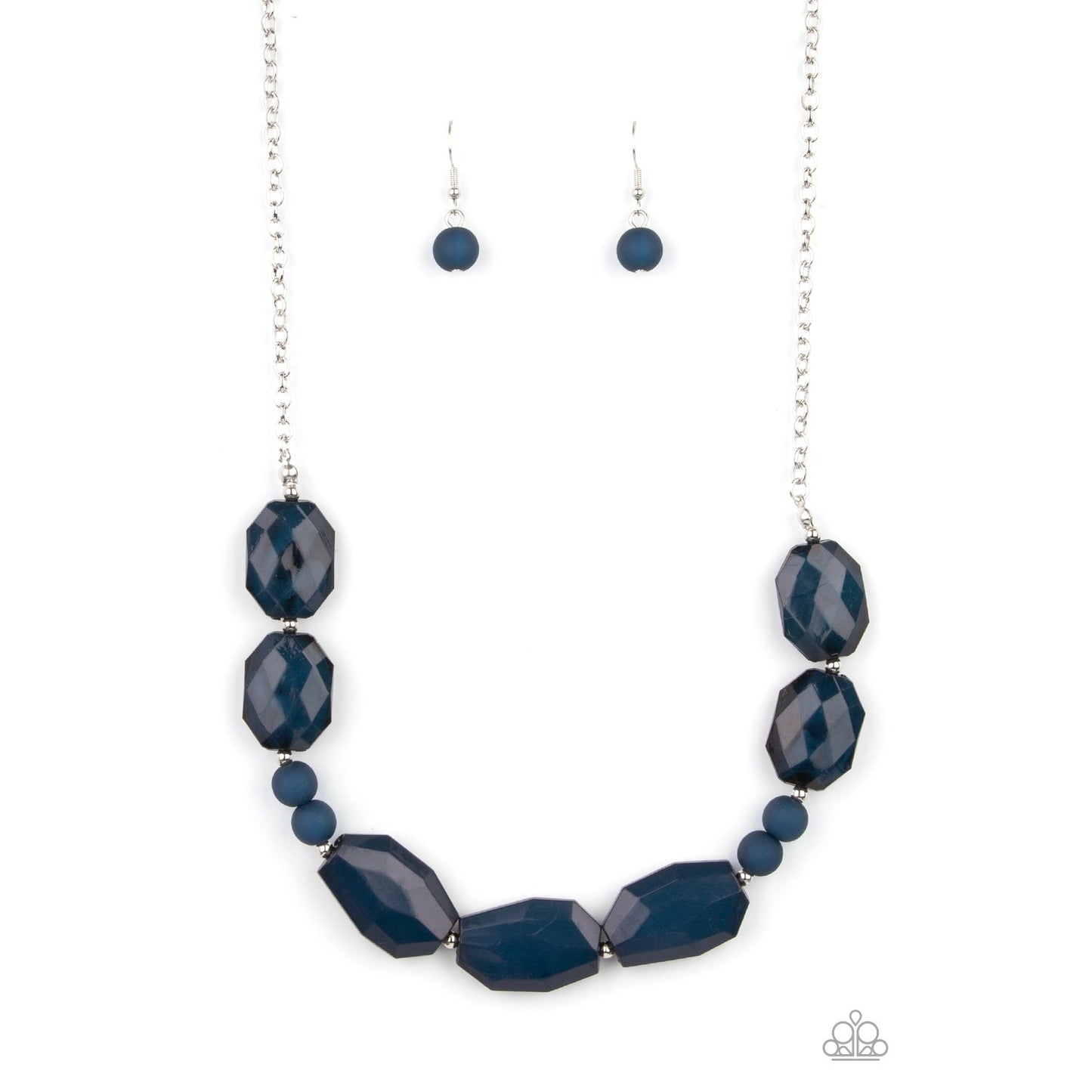 Melrose Melody - Blue Necklace - Paparazzi Accessories - GlaMarous Titi Jewels