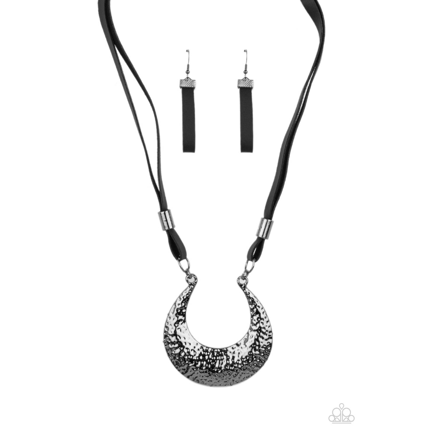 Majorly Moonstruck - Black Necklace - Paparazzi Accessories - GlaMarous Titi Jewels