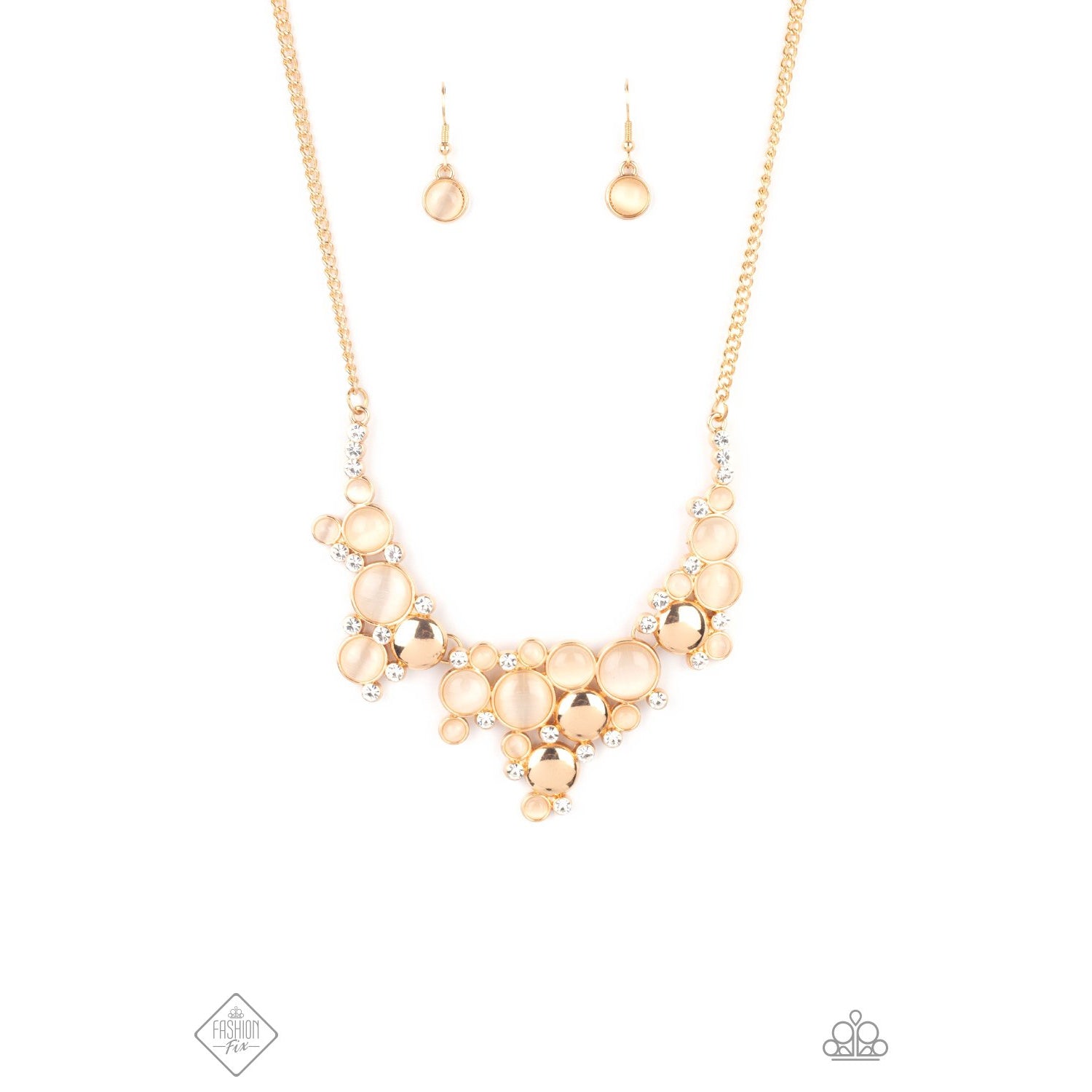 Fairytale Affair - Gold Necklace - Paparazzi Accessories - GlaMarous Titi Jewels