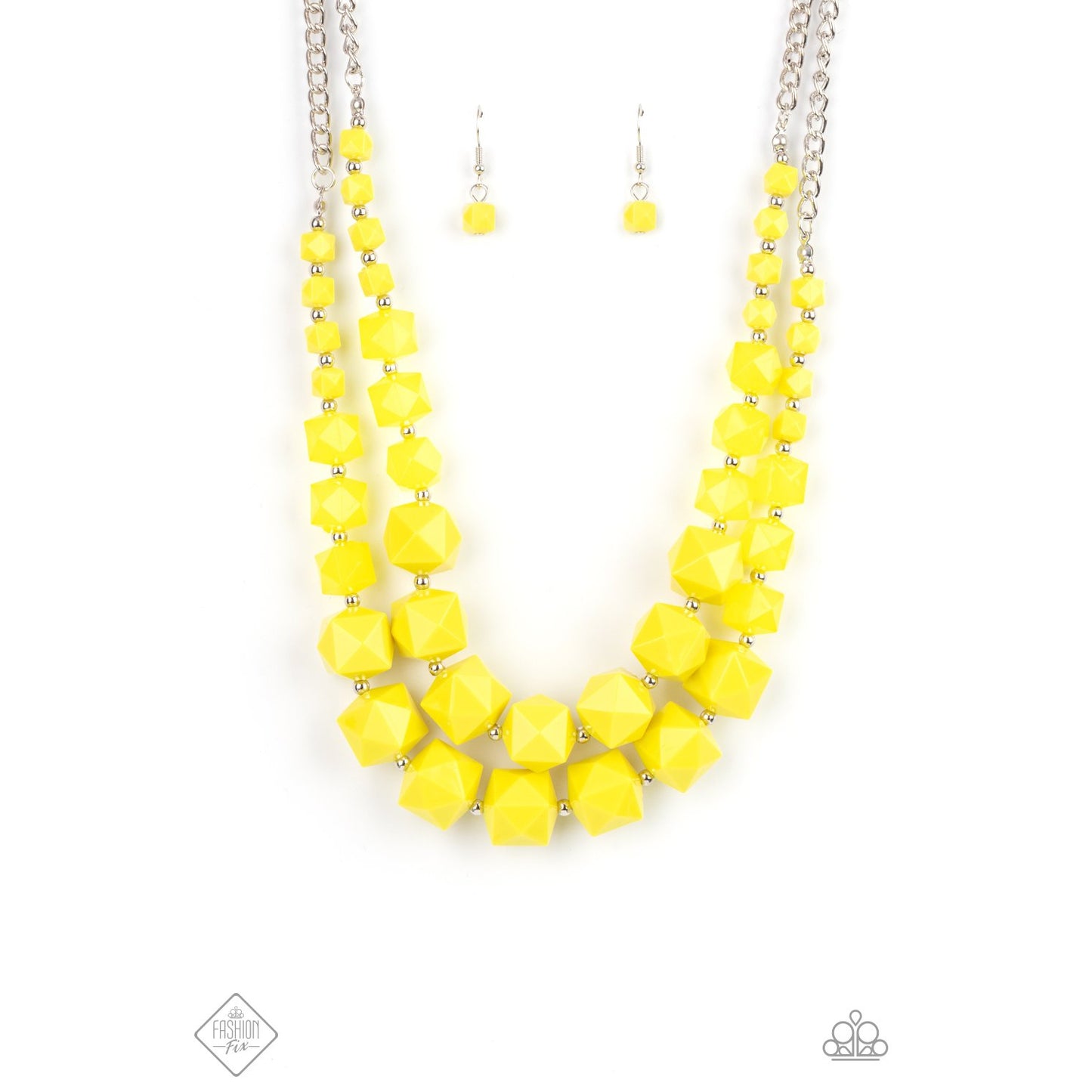 Summer Excursion - Yellow Necklace - Paparazzi Accessories - GlaMarous Titi Jewels