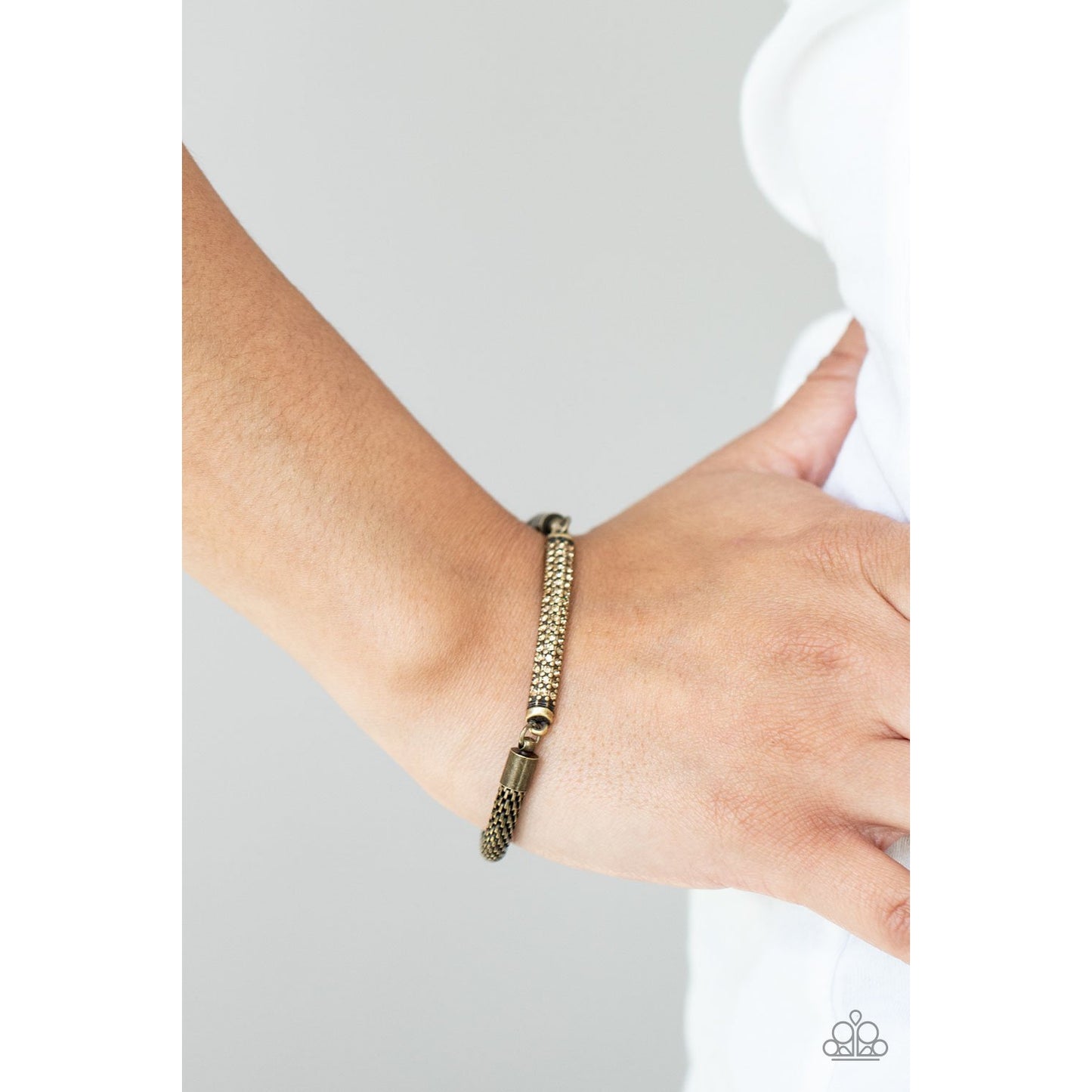 Fearlessly Unfiltered - Brass Bracelet - Paparazzi Accessories - GlaMarous Titi Jewels
