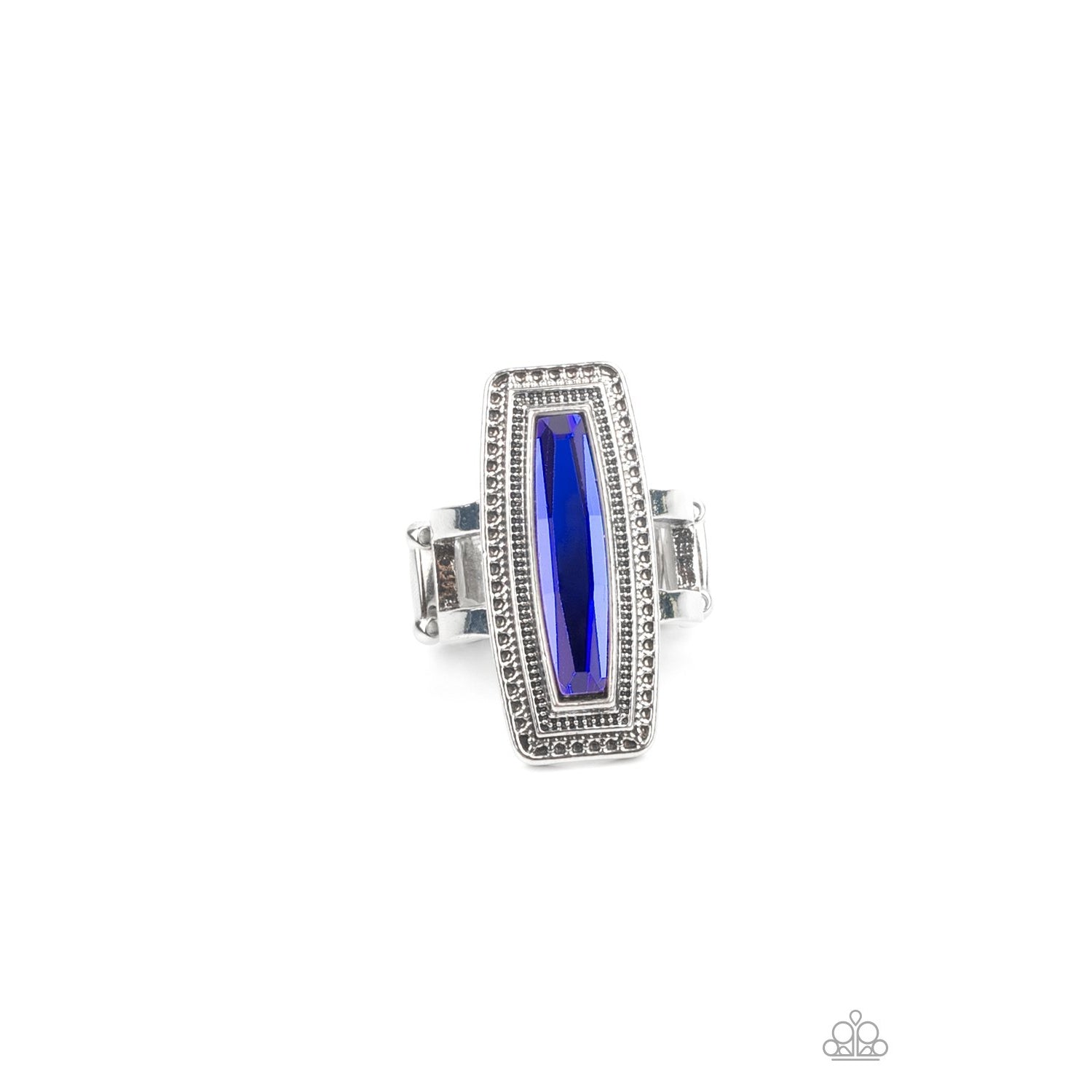 Luminary Luster - Blue Ring - Paparazzi Accessories - GlaMarous Titi Jewels