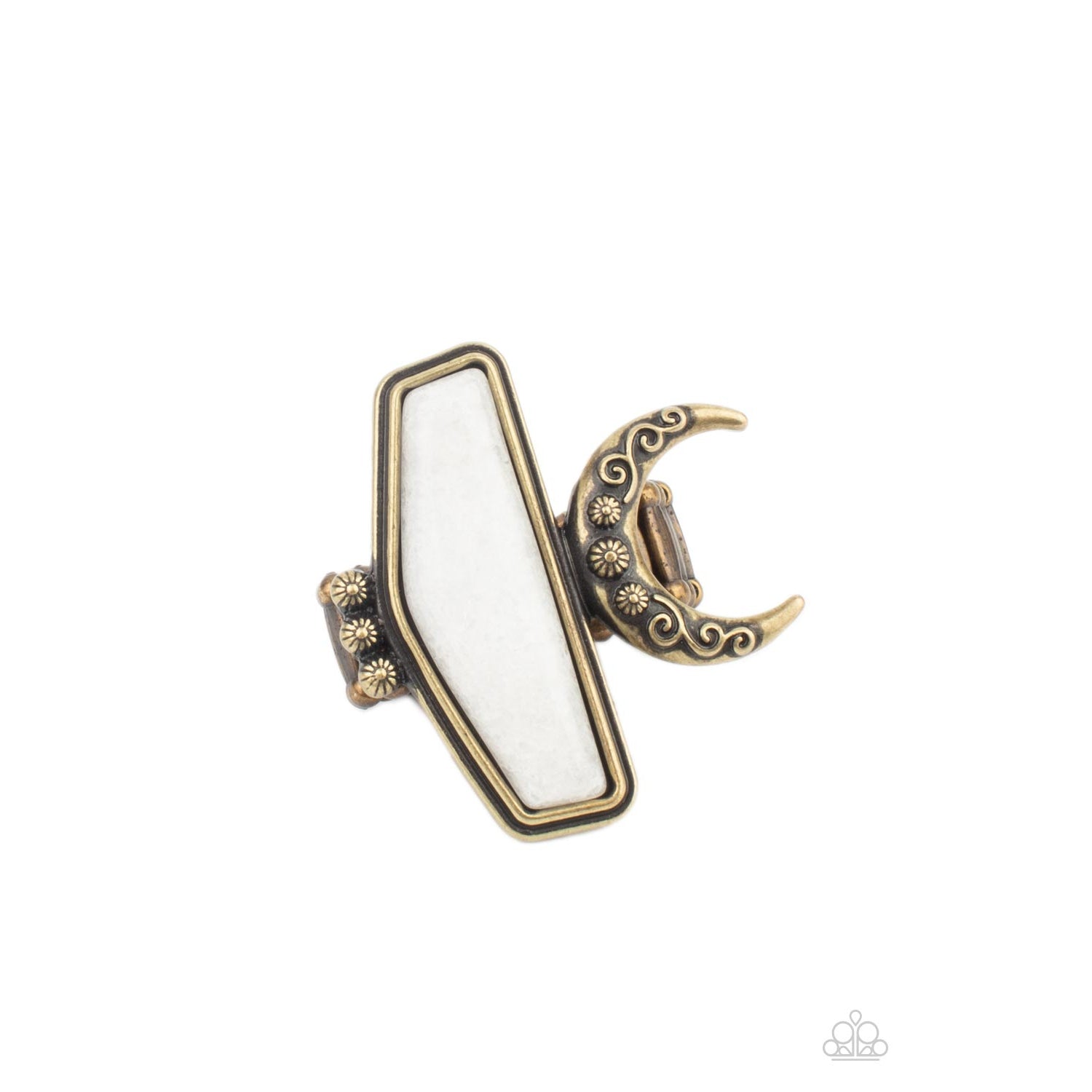 Cosmic Karma - Brass Ring - Paparazzi Accessories - GlaMarous Titi Jewels