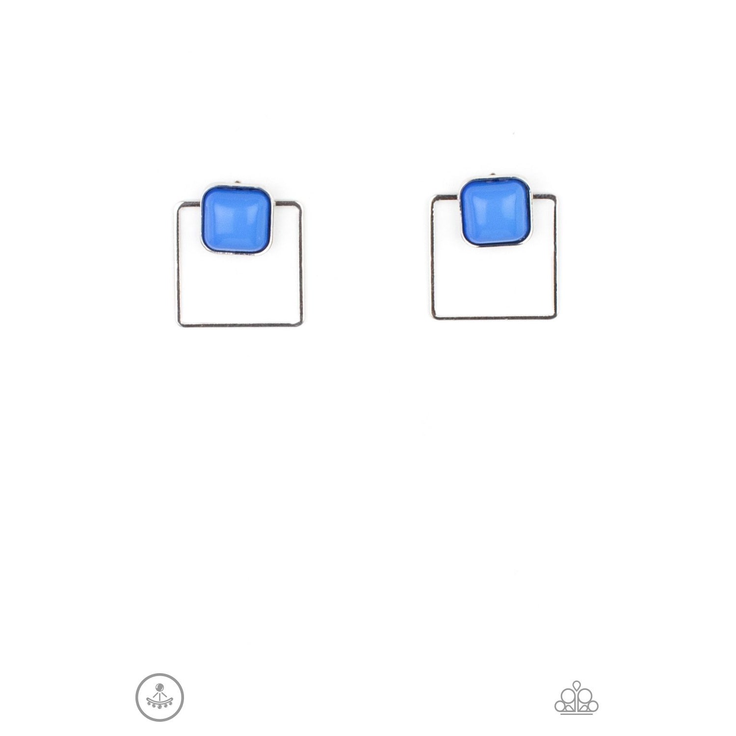 FLAIR and Square - Blue - GlaMarous Titi Jewels
