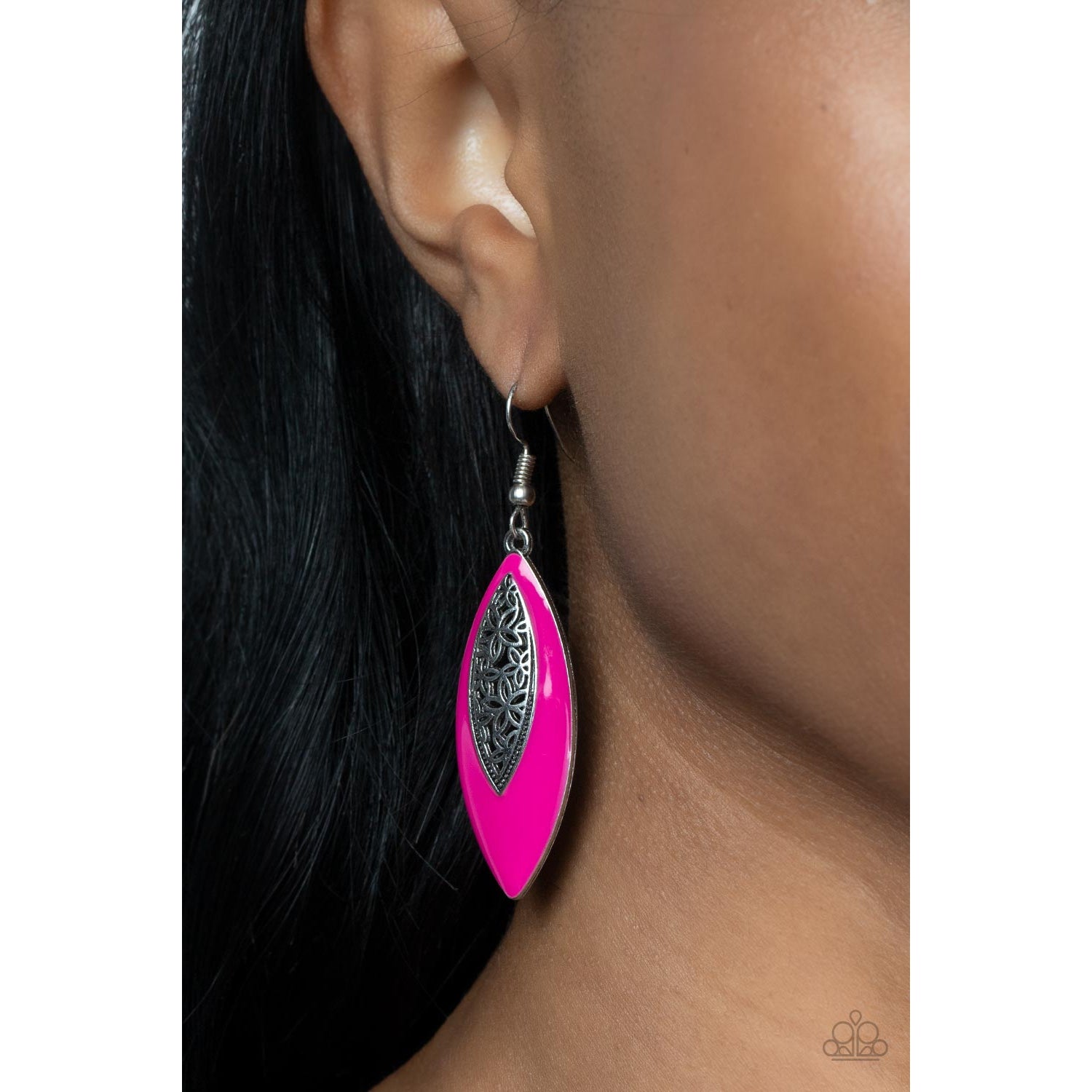 Venetian Vanity - Pink Earrings - Paparazzi Accessories - GlaMarous Titi Jewels